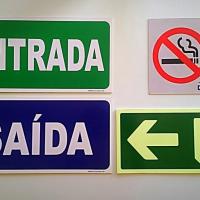 Placas de Sinaliza��o