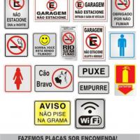 Placas de Sinaliza��o
